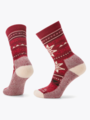 Smartwool Women's Everyday Cozy Lodge Crew Socks Tibetan Red