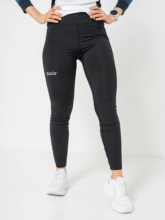 Swix Pace High Waist Tights Black