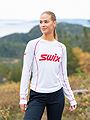 Swix RaceX Classic Long Sleeve Bright White/Swix Red