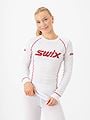 Swix RaceX Classic Long Sleeve Bright White/Swix Red