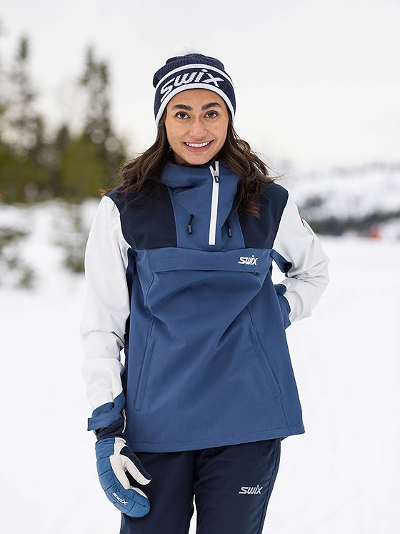 Swix Blizzard Anorak Lake blue