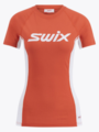 Swix RaceX Bodywear Short Sleeve Cayenne/Bright White
