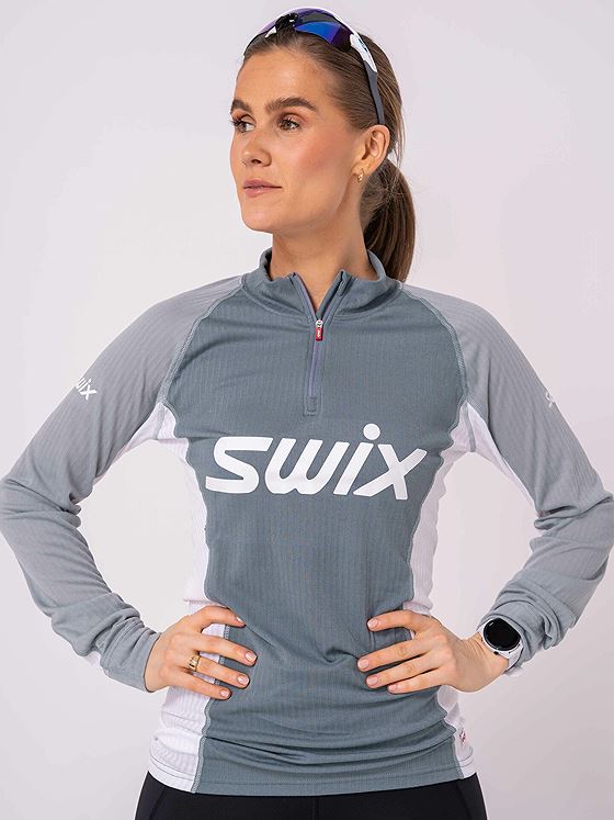 Swix RaceX Bodywear Half Zip Grønn