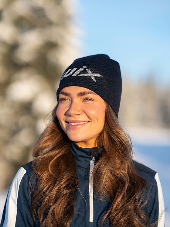 Swix Logo Beanie Dark navy