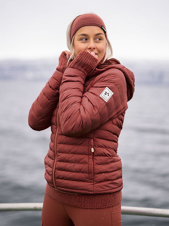 Twentyfour 1222 Thermal Jakke Rødbrun - Get Inspired Exclusive Collection