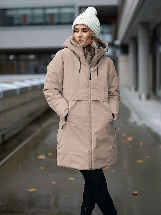 Twentyfour Mellow Vattert Parkas Sand - Get Inspired Exclusive Collection