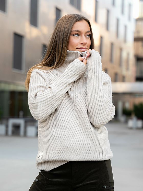 Twentyfour Finse Una Knit Sweater Beige