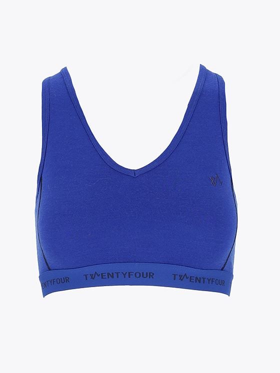Twentyfour Isbre Merino Sportstop Kobolt Blue