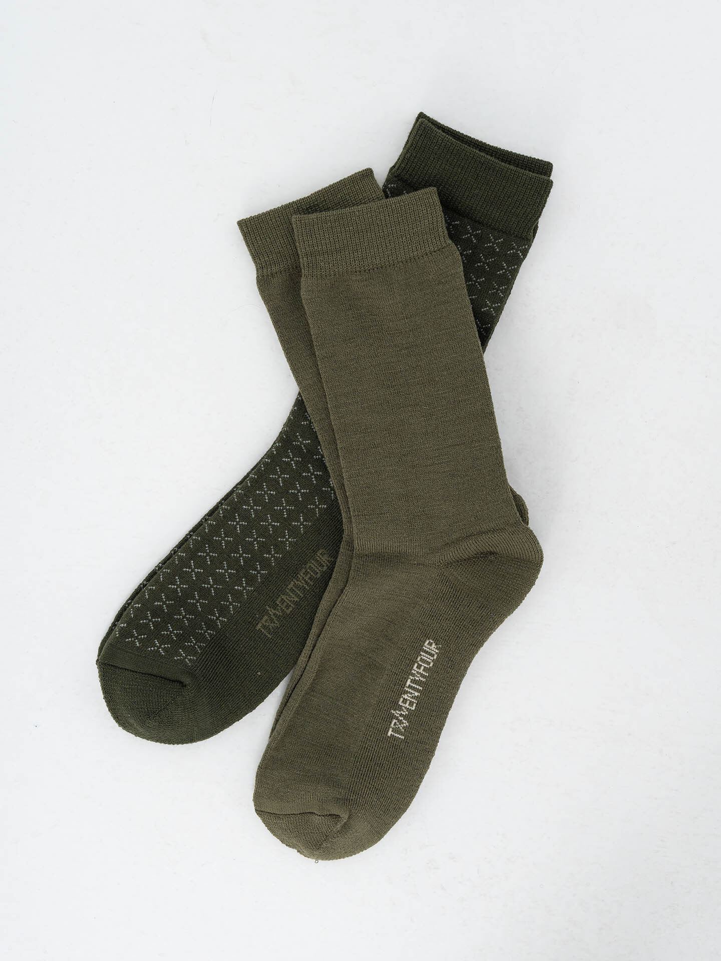 Twentyfour Aurora Idun Ullsokk 2-Pack Furu