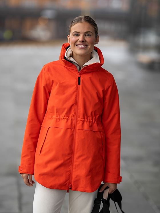 Twentyfour Mode 2-Lags Skalljakke Tomatrød