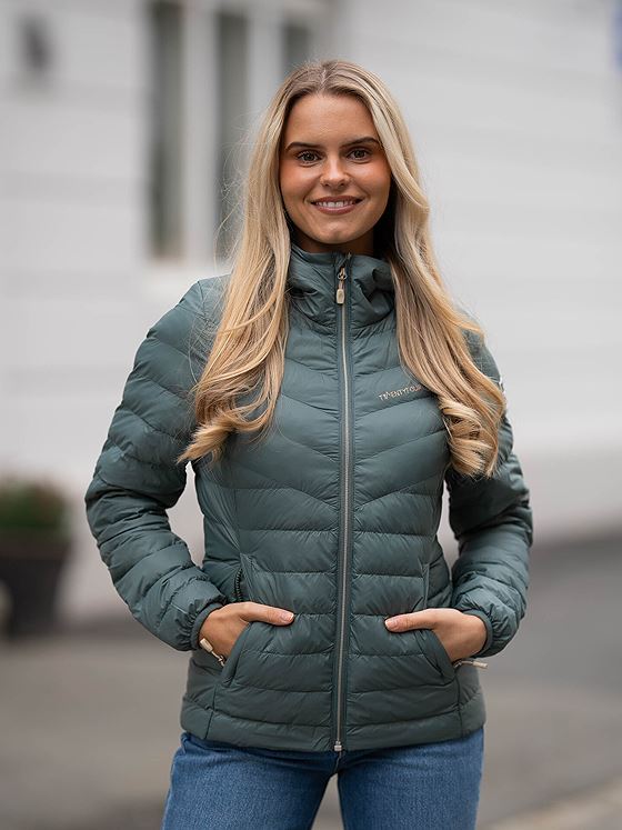 Twentyfour Finse Super Light Dunjakke Mellomgrønn