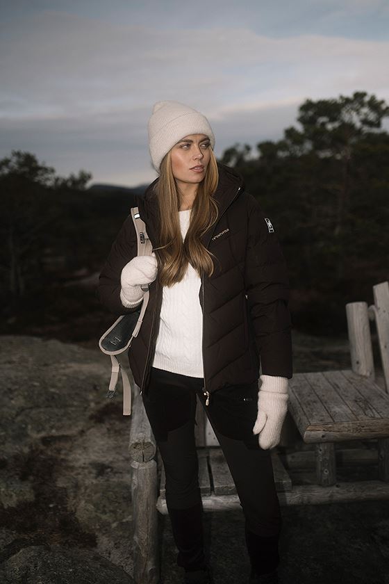 Twentyfour Finse Origin Dunjakke Mørk Brun