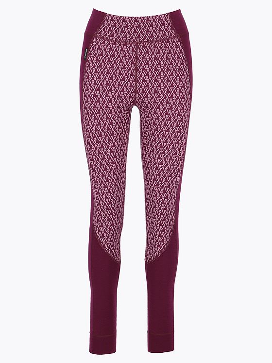 Twentyfour Aurora Aya Ulltights Mørk Burgunder