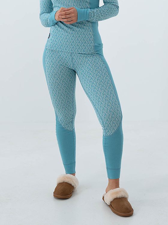 Twentyfour Aurora Aya Ulltights Retro Blå