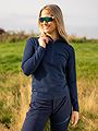 Twentyfour Flåm Half Zip Fleece Marineblå