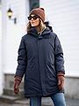 Twentyfour Finse Dunparkas Blekkblå