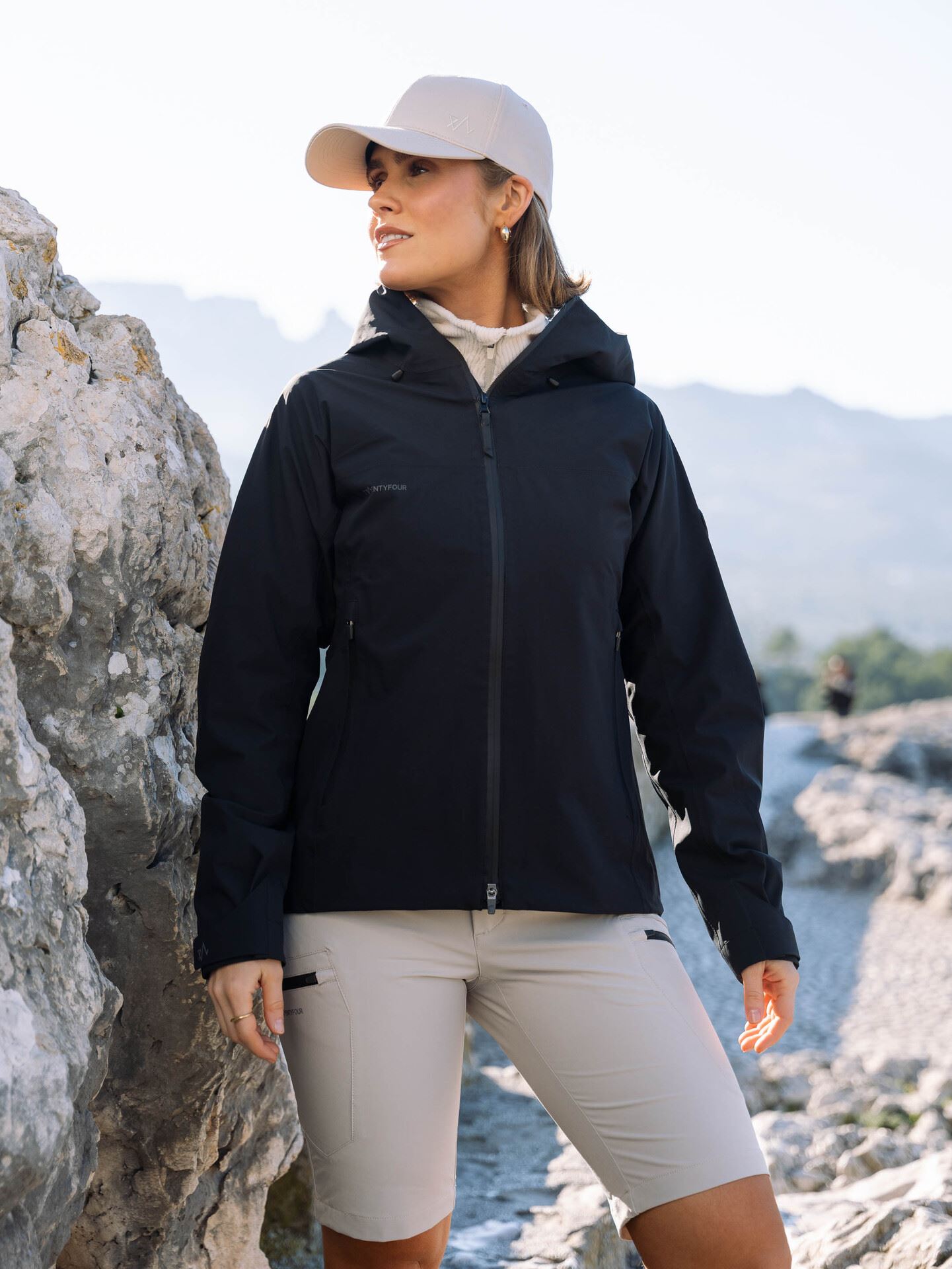 Twentyfour Venture 3-Lags Skalljakke Sort