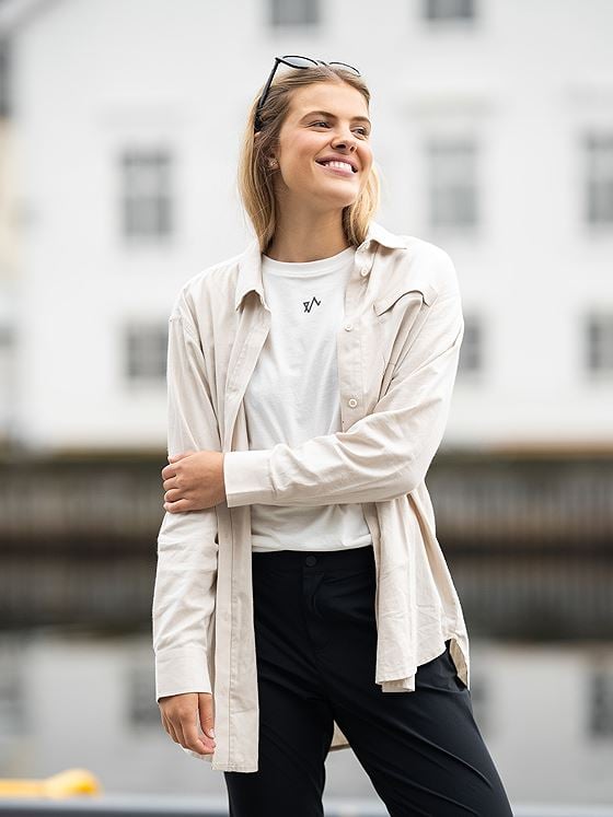 Twentyfour Mode Skjorte Gråhvit