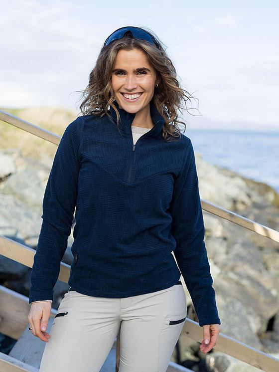Twentyfour Venture Light Fleece Half Zip Marine