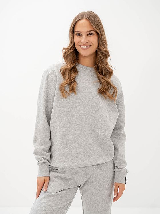 Twentyfour & Sweater Lys Grå Melange