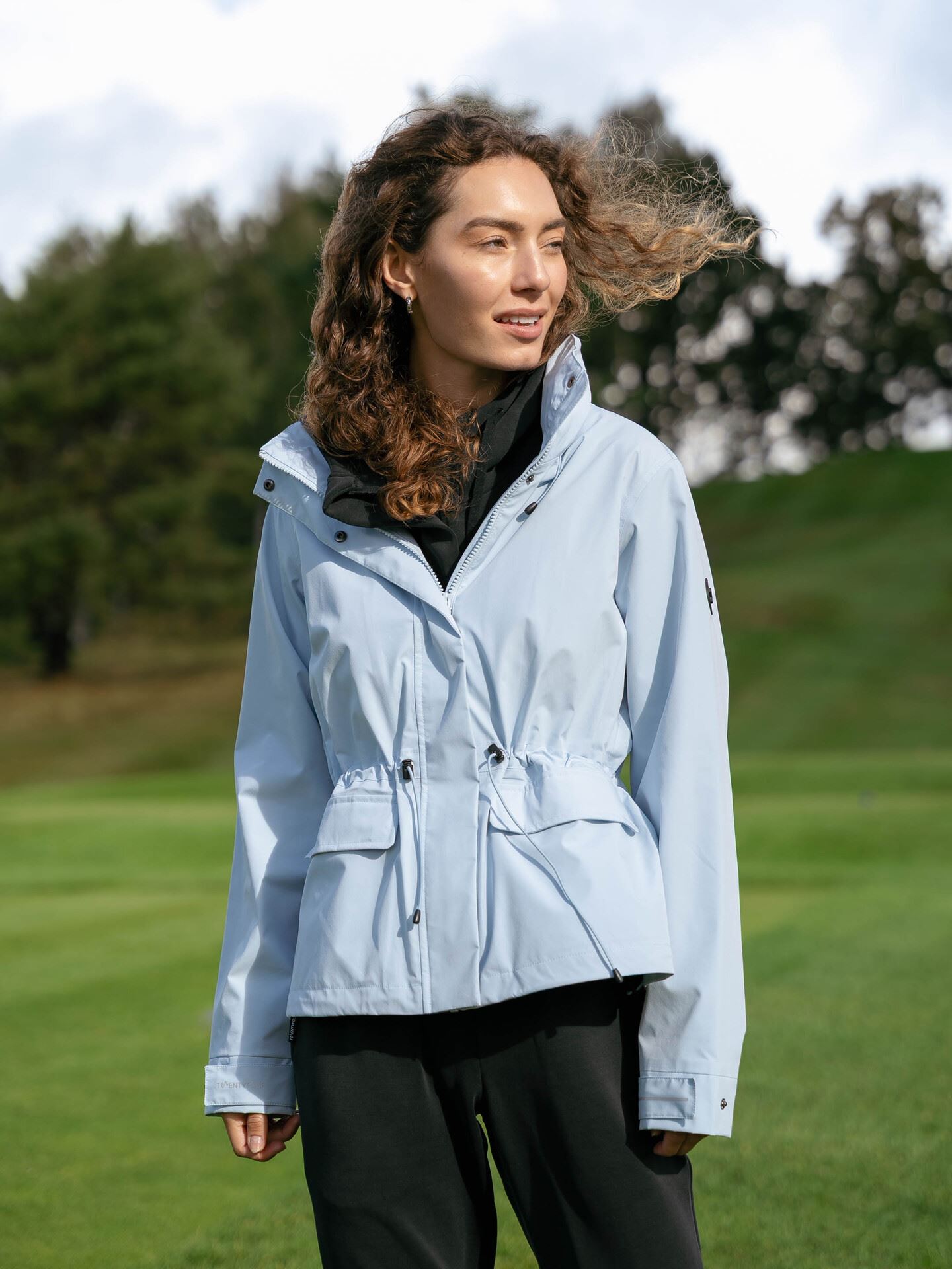 Twentyfour Mode Kaja Skalljakke Frostblå