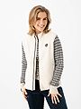 Twentyfour Aurora Pile Vest Kollen / Gråhvit