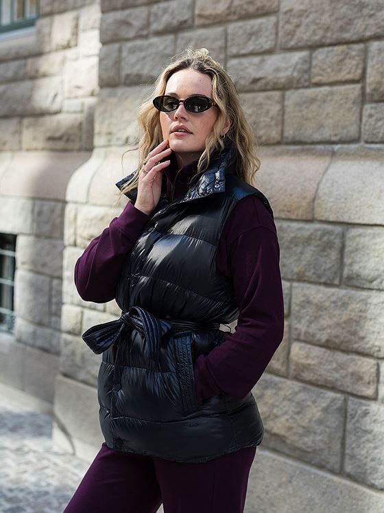 Twentyfour Mode Milla Padded Vest Sort