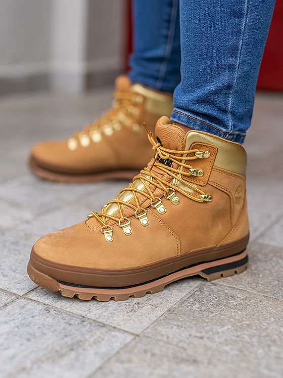 Timberland Eurohiker Waterproof Boot Wheat Nubuck/Gold