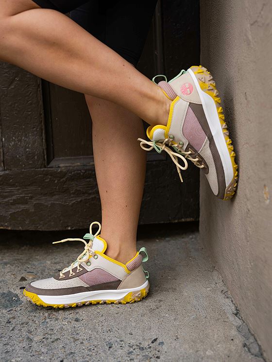 Timberland GreenStride™ Motion 6 Mid Lace-Up Waterproof Hiking Boot Medium Beige Nubuck