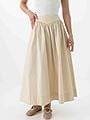 Topshop Sally Maxi Skirt Yellow Cream