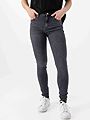 Topshop Jamie High Rise Slim Denim Jeans Black Denim