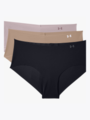 Under Armour PS Hipster 3 Pack Black / Beige