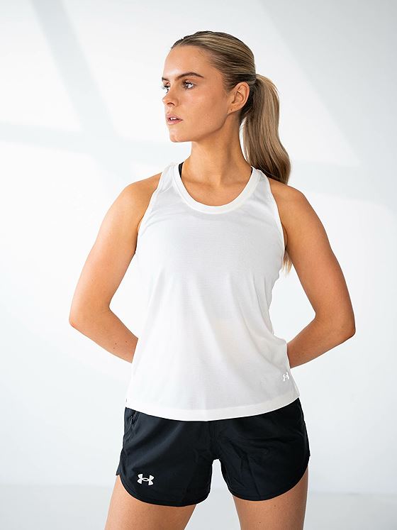 Under Armour Launch Singlet White / Reflective