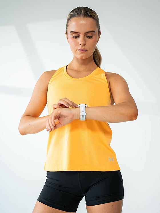 Under Armour Launch Singlet Nova Orange / Reflective