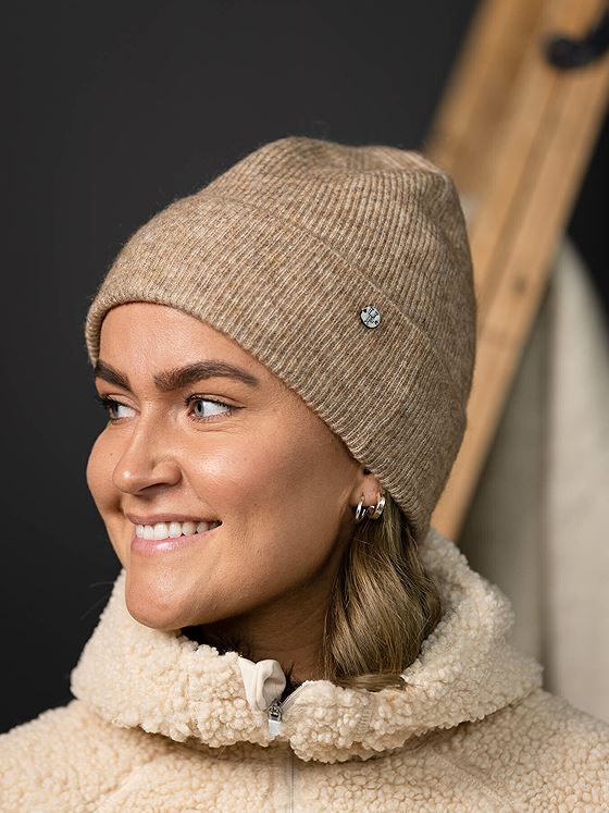 Urban Pioneers Glory Beanie Light Brown Melange