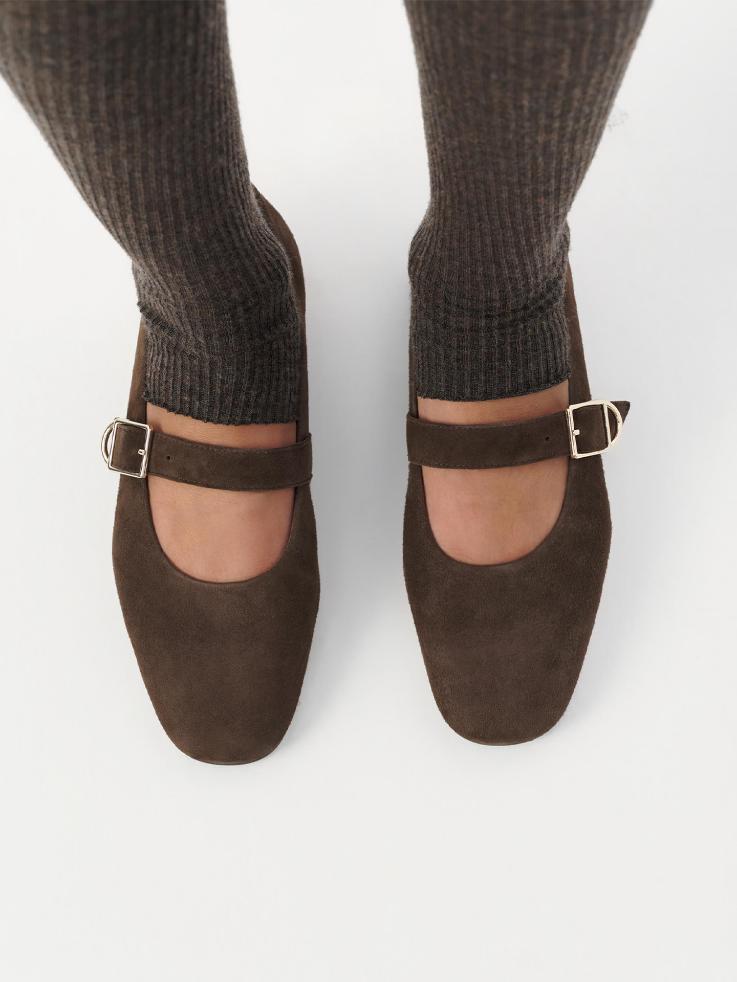 Vagabond Jolin Strap Suede Mørkebrun Semsket Skinn