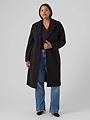 Vero Moda Curve Fortuneaya Long Coat Black