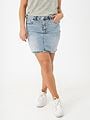 Vila Kaja Jaf Denim Skirt Light Blue Denim