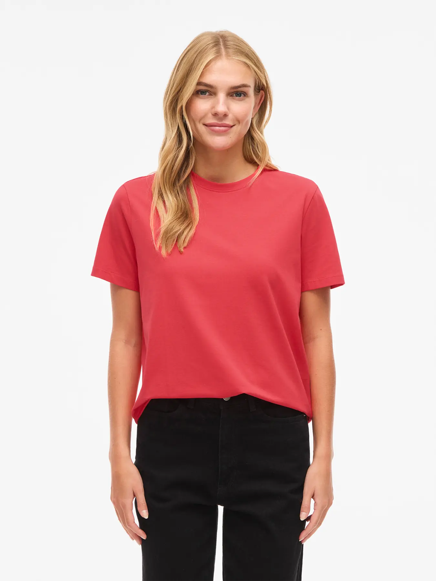 Vila Nora Short Sleeve T-Shirt Hibiscus