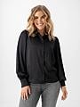Vila Enna Ravenna Long Sleeve Balloon Shirt Black Beauty