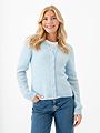 Vila Lory O-Neck Long Sleeve Knit Cardigan Nantucket Breeze Melange