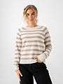 Vero Moda Doffy Long Sleeve O-Neck Blouse Birch W. Sepia Tint