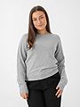 Vero Moda Doffy Shine Long Sleeve O-Neck Blouse Light Grey Melange W. SILVER LUREX