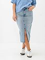 Vero Moda Veri HR Calf Denim Skirt Light Blue Denim