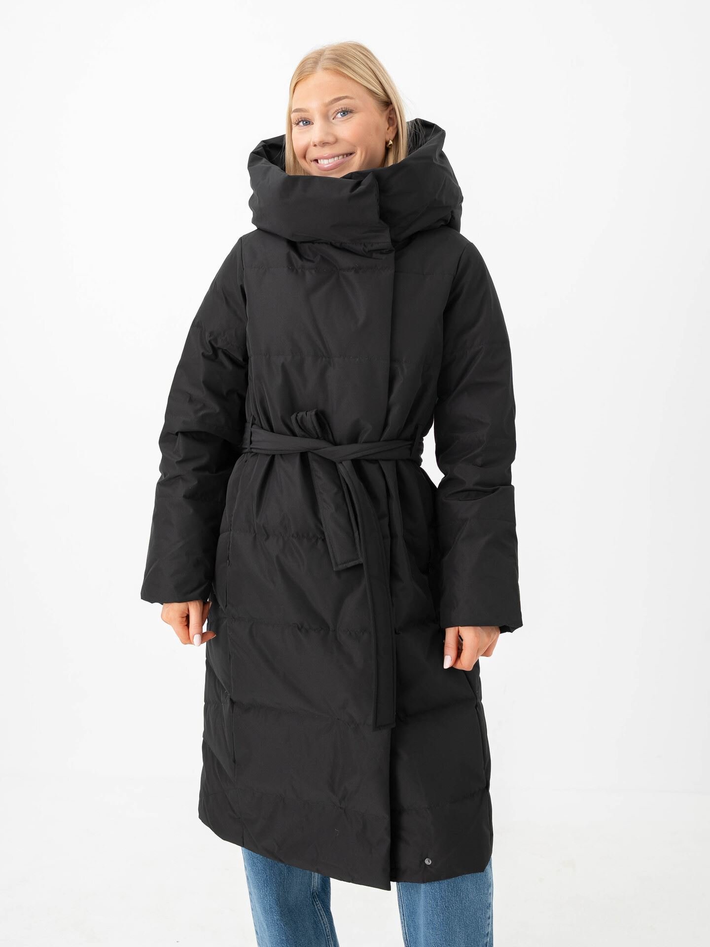 Vero Moda Leonie Long Down Coat Black