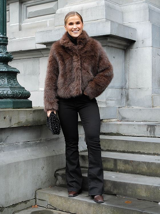 Vero Moda Monroe Short Jacket chocolate torte