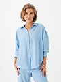Vero Moda Melaney Queeny Long Sleeve Shirt Chambray Blue Melange
