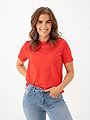 Vero Moda Paulina Short Sleeve T-Shirt High Risk Red
