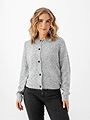 Vero Moda Novah Long Sleeve O-Neck Button Cardigan Medium Grey Melange