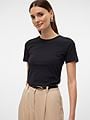 Vero Moda Lulu Short Sleeve Top Black